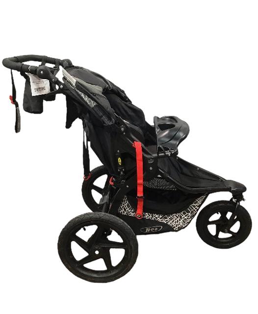 BOB Revolution Flex Single Jogging Stroller with Snack Tray, 2018, Lunar Black