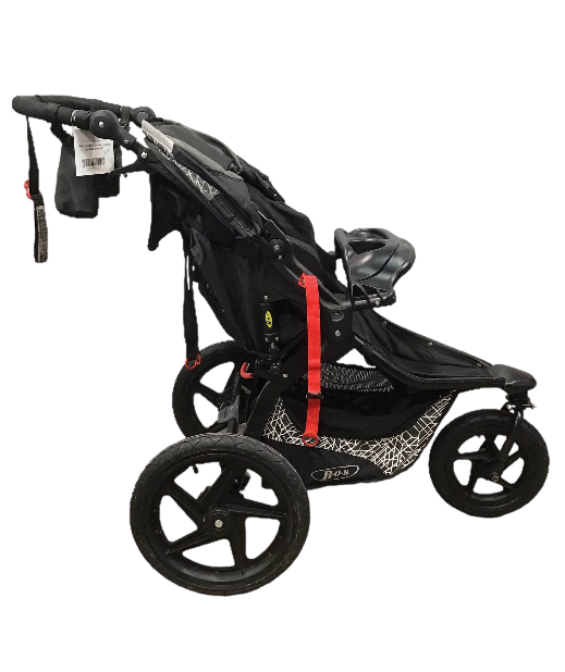 BOB Revolution Flex Single Jogging Stroller with Snack Tray, 2018, Lunar Black