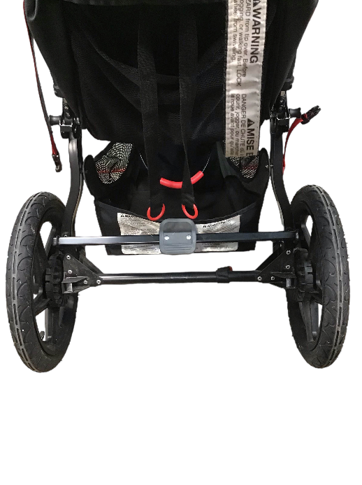 BOB Revolution Flex Single Jogging Stroller with Snack Tray, 2018, Lunar Black