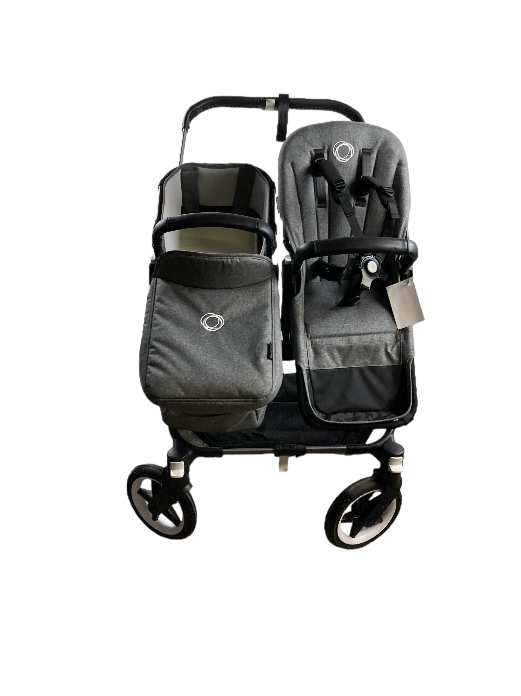 Bugaboo Donkey 5 Duo Stroller, 2021, Graphite, Grey Melange