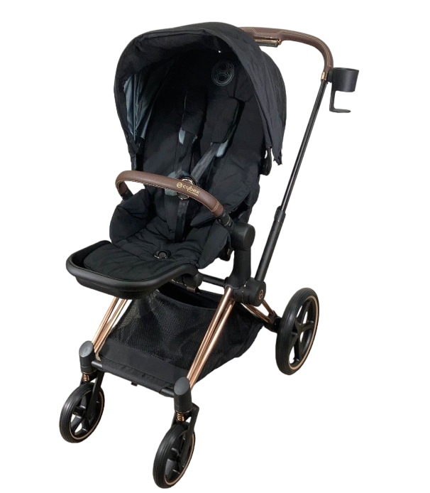 Cybex PRIAM Stroller, Deep Black, Rosegold, 2021