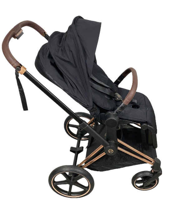 Cybex Priam4 Stroller, Rosegold, Stardust Black, 2021