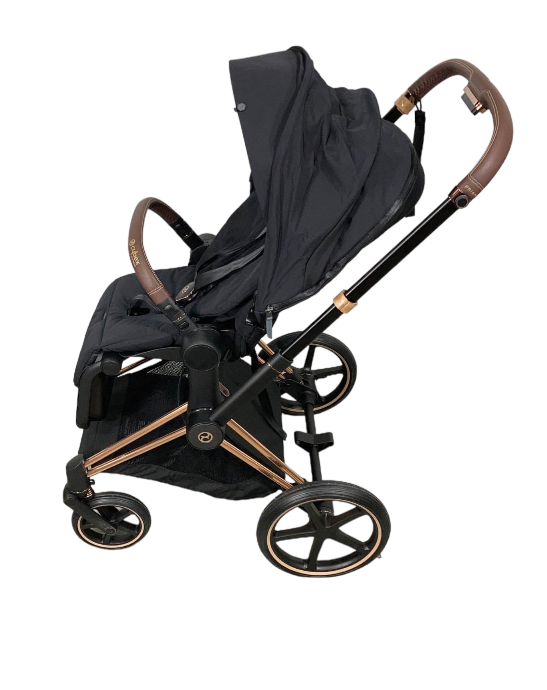 Cybex Priam4 Stroller, Rosegold, Stardust Black, 2021