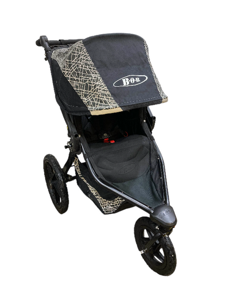 2018 bob stroller BOB Revolution Flex Single Jogging Stroller, 2018, Lunar Black