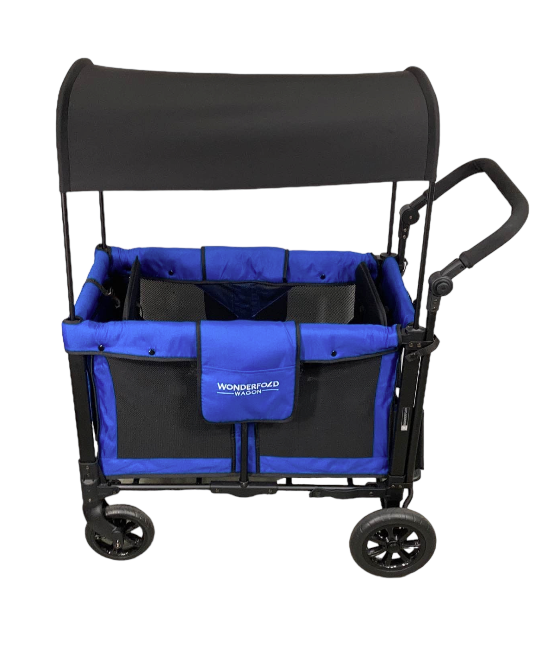 Wonderfold W2 Original Multifunctional Double Stroller Wagon, 2022, Blue