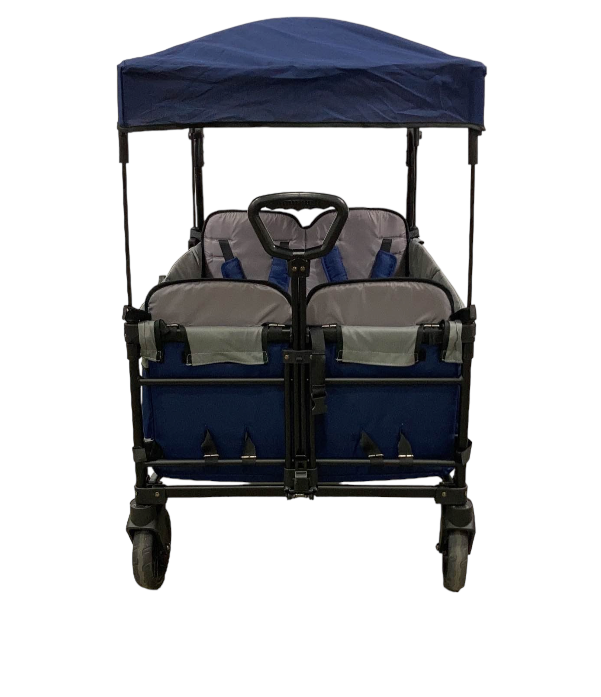 Wonderfold X4 Push & Pull Quad Stroller, 2022, Navy