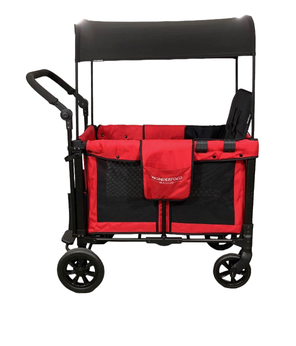 Wonderfold W2 Original Multifunctional Double Stroller Wagon, 2021, Red