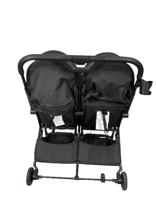 Shop Mompush Lithe Double Stroller, 2022, Black at GoodBuy Gear