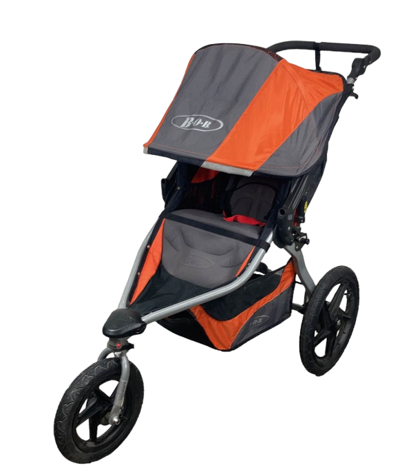 Bob Double Stroller Orange Bob Double Jogging Stroller Black And - Main Image