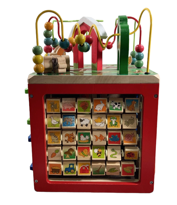 Battat Wooden Activity Cube