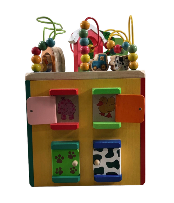 Battat Wooden Activity Cube