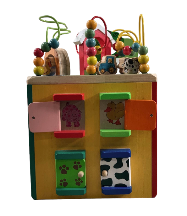 Battat Wooden Activity Cube