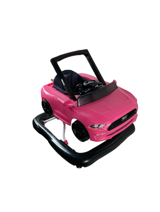 Bright Starts Ways To Play 4-In-1 Baby Activity Walker, Ford Mustang Pink