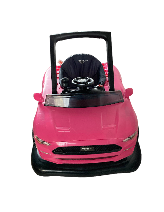 Bright Starts Ways To Play 4-In-1 Baby Activity Walker, Ford Mustang Pink