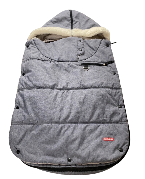 Skip Hop Stroll And Go Three-Season Footmuff For Infant, Heather grey