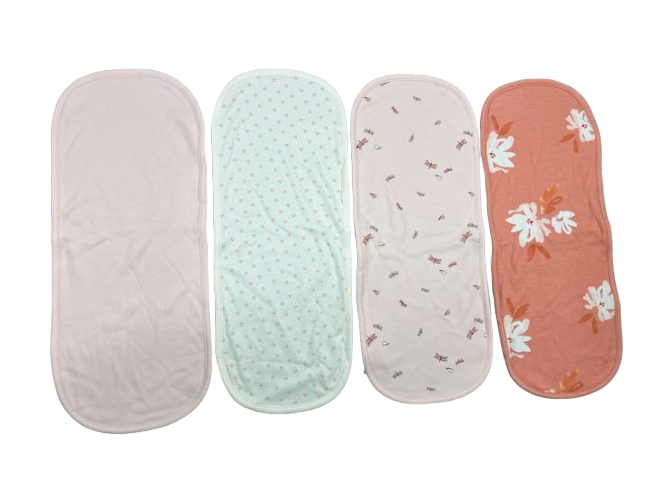 Shop Carter’s Burp Cloth Set 4pk, Pink at GoodBuy Gear