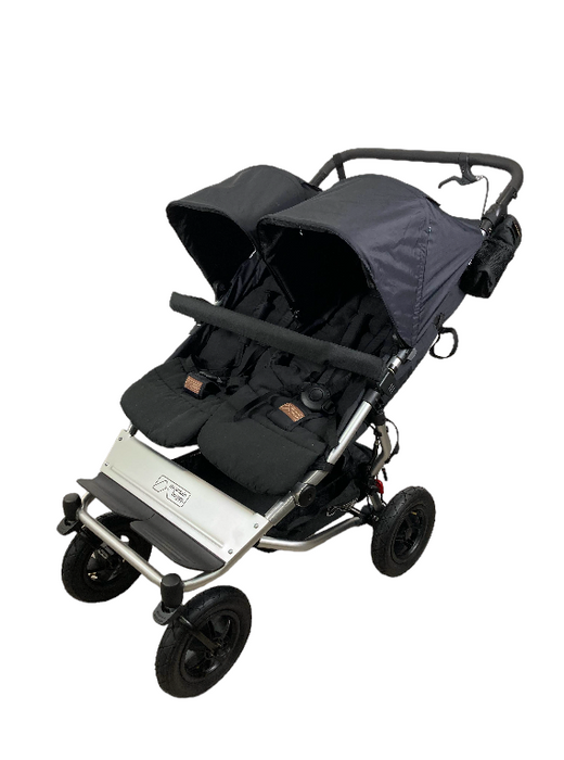 Mountain Buggy Duet Double Stroller, 2023, Black