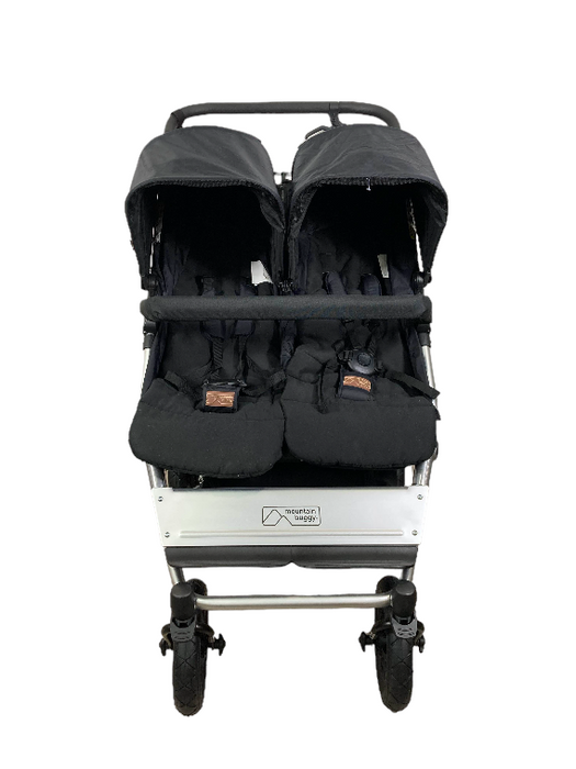 Mountain Buggy Duet Double Stroller, 2023, Black