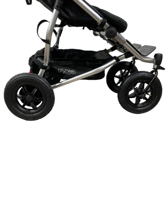 Mountain Buggy Duet Double Stroller, 2023, Black