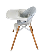Shop Lalo 3 in 1 High Chair Kit, Coconut, Grey Multi, Natural Wood at GoodBuy Gear