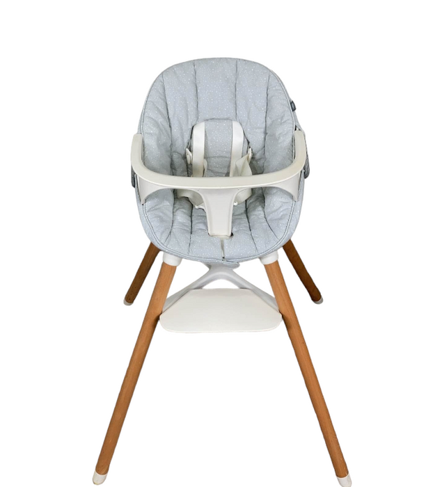 Shop Lalo 3 in 1 High Chair Kit, Coconut, Grey Multi, Natural Wood at GoodBuy Gear