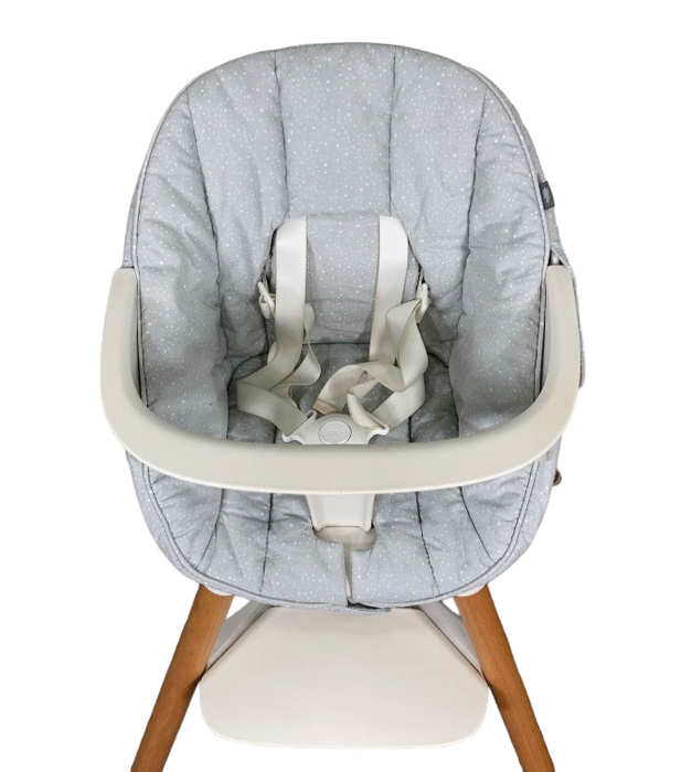 Shop Lalo 3 in 1 High Chair Kit, Coconut, Grey Multi, Natural Wood at GoodBuy Gear
