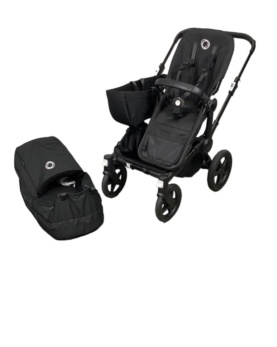 Bugaboo Donkey 5 Mono Base Stroller, 2023, Black, Midnight Black