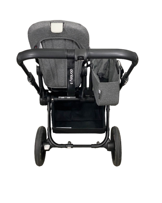 Bugaboo Donkey 5 Stroller Mono, Grey Melange, Black, 2023