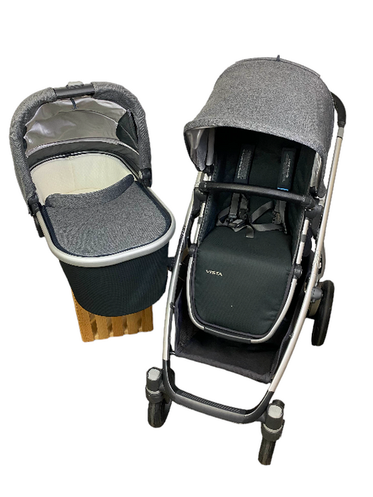 UPPAbaby VISTA Stroller, Jordan (Grey Melange), 2018