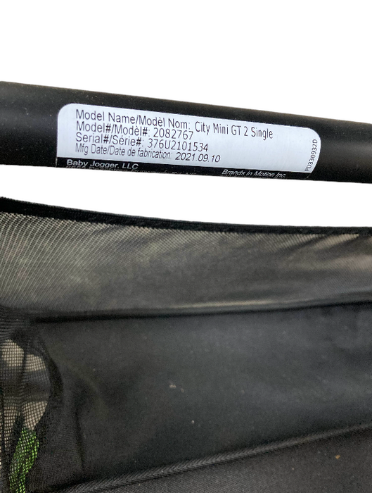 Shop Baby Jogger City Mini GT2 Stroller, 2021, Jet at GoodBuy Gear