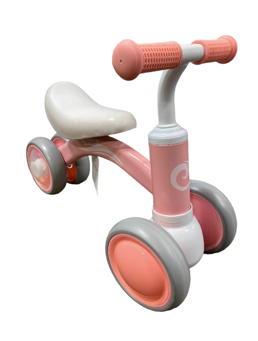 Gamfeiny Colorful Lighting Balance Bike, Pink