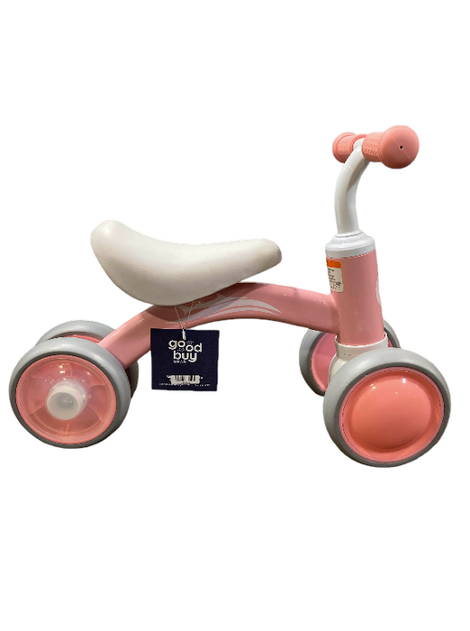 Gamfeiny Colorful Lighting Balance Bike, Pink