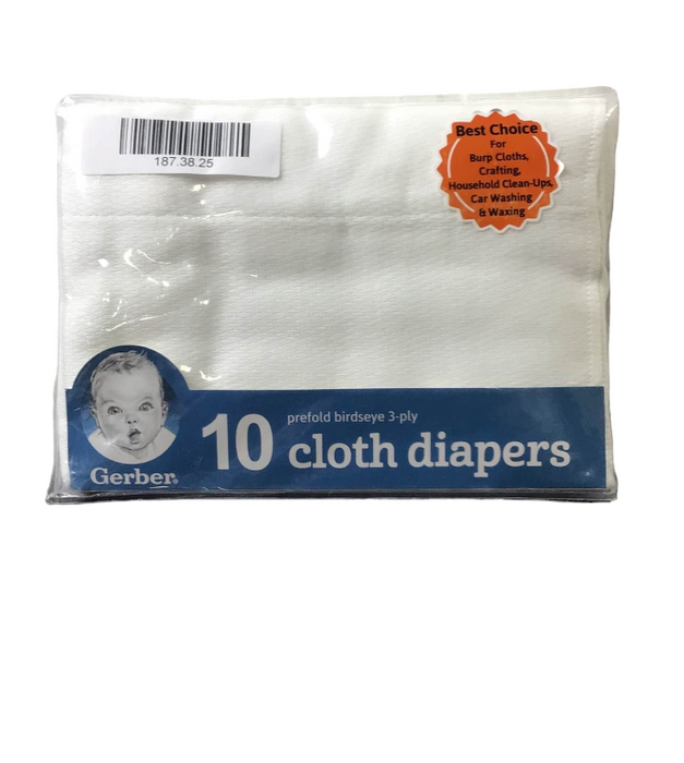 Gerber Prefolds, 20x14, Regular Cotton