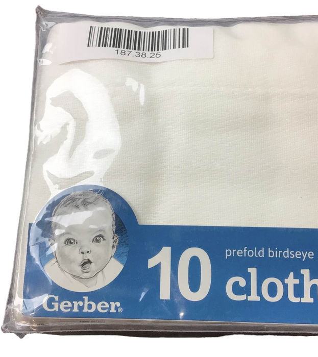 Gerber Prefolds, 20x14, Regular Cotton