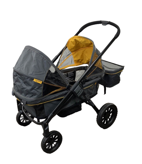 Evenflo Pivot Xplore All-Terrain Double Stroller Wagon, Adventurer Grey