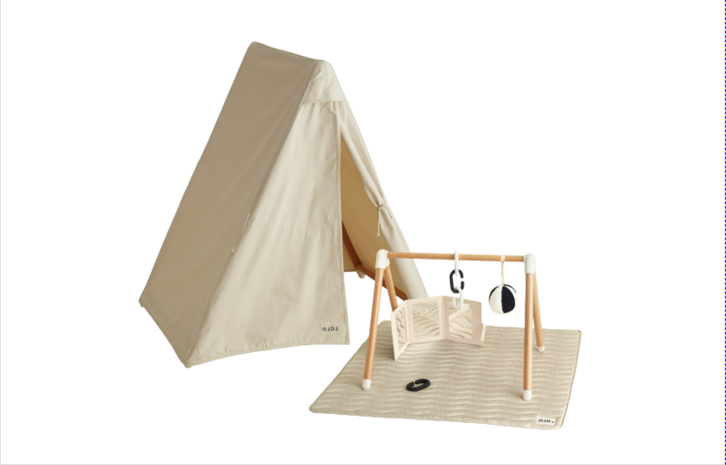 Lalo The Play Gym + Tent Kit, Oatmeal