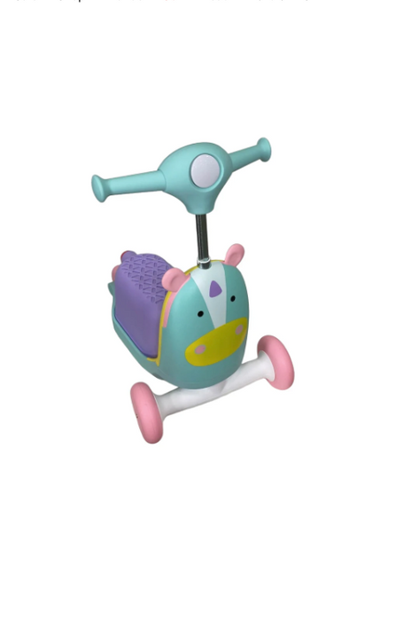 Skip Hop 3 In 1 Ride On Scooter, Unicorn