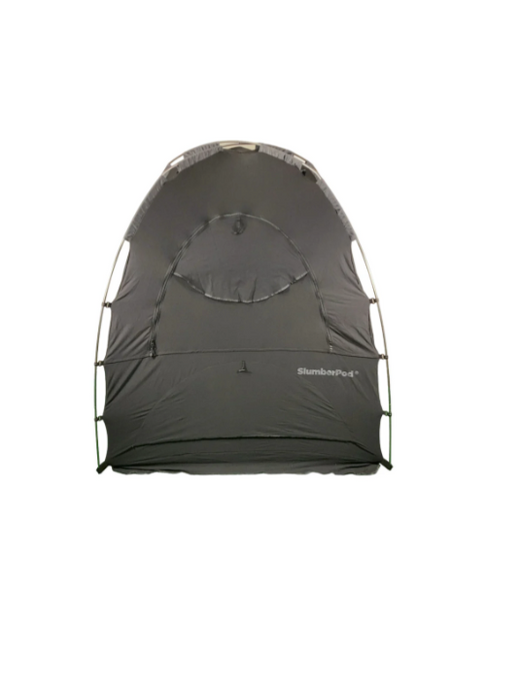 SlumberPod 3.0 Sleep Canopy with Fan, Black with Gray Accents