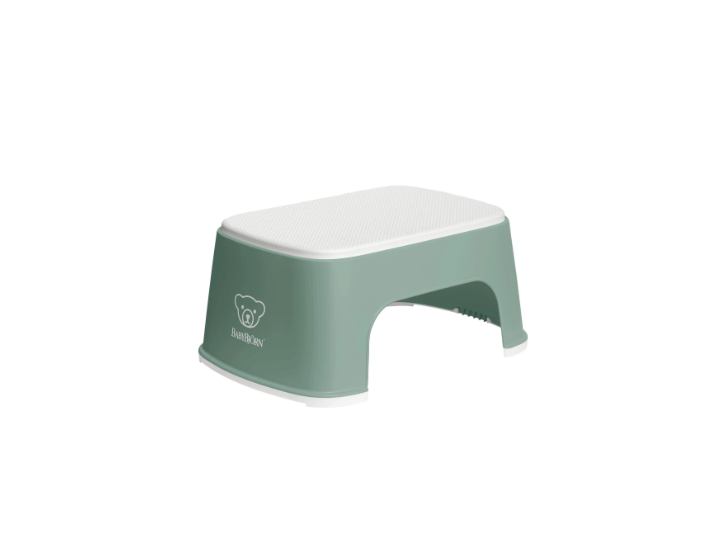 Shop BabyBjorn Step Stool, Deep Green/White at GoodBuy Gear