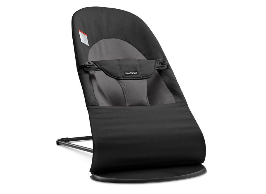 BabyBjorn Bouncer Balance, Black Frame, Dark Grey