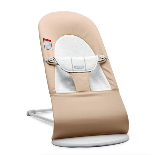 Shop BabyBjorn Bouncer Balance, Light Gray Frame, Khaki/Beige at GoodBuy Gear