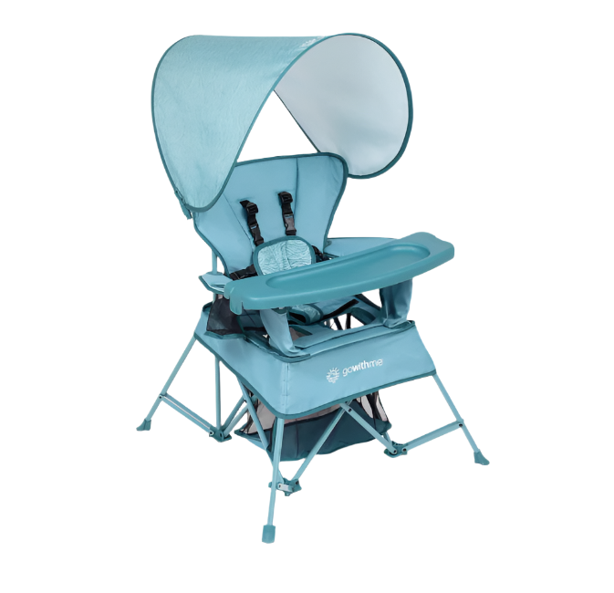 Baby Delight Go with Me Venture Deluxe Portable Chair, Blue Wave