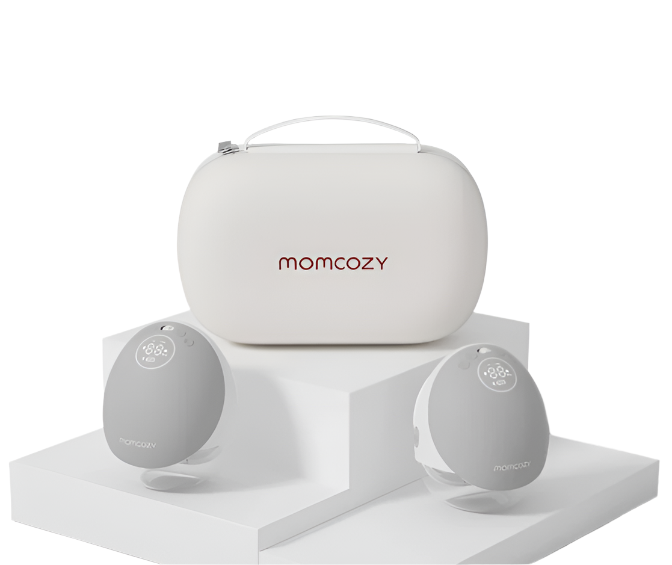 Momcozy Mobile Flow Hands-Free Breast Pump M9, Quill Grey