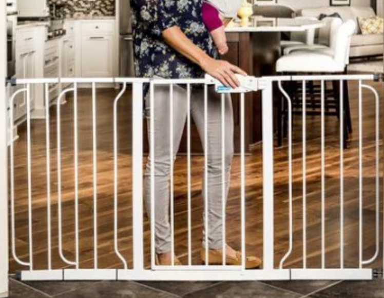 Regalo Widespan Extra Wide Baby Gate, White