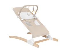 Shop Baby Delight Heirloom Aspen Wood Bouncer, Organic Oat at GoodBuy Gear