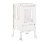 Shop Guidecraft Contemporary Kitchen Helper Stool, Ivory at GoodBuy Gear