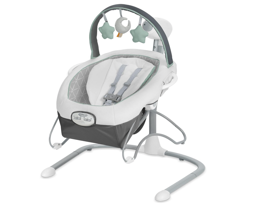Graco Soothe 'n Sway LX Swing with Portable Bouncer, Derby Fashion