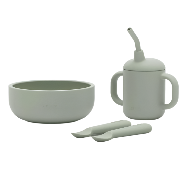 Lalo First Bites Starter Kit, Sage