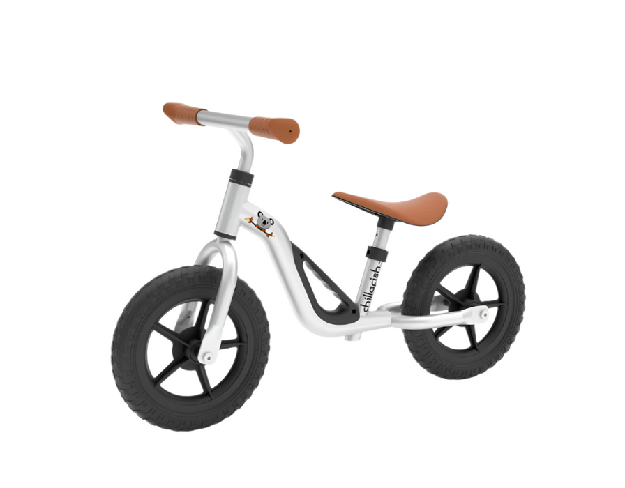 Chillafish Charlie Balance Bike, Silver