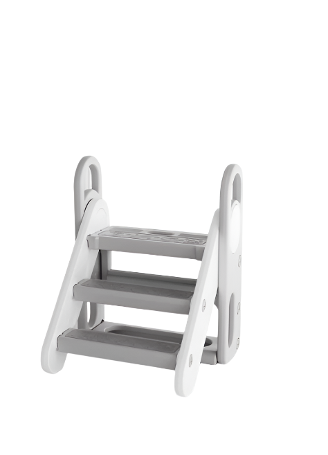 Mloong Foldable Step Stool, Gray